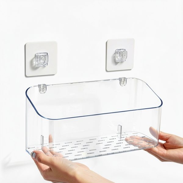 Eunion Shower Caddy Plastic Compact Rust Resistant Organizer-4