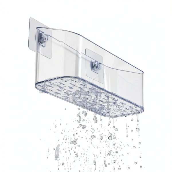 Eunion Shower Caddy Plastic Compact Rust Resistant Organizer-2