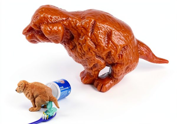 CRZQXOUR Dog Toothpaste Dispenser Fun ABS Material Kids-0