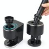 Monstake Toothpaste Nozzle Replacement Plastic Black-1