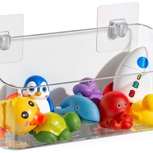 Eunion Shower Caddy Plastic Compact Rust Resistant Organizer-0