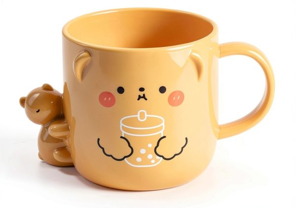 Gatuida Kids Toothbrush Cup Cartoon Design Plastic Holder-2