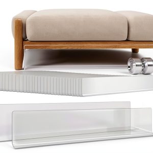 Pavo Clear Under Couch Blockers PVC Pet Toy Barrier Set-0