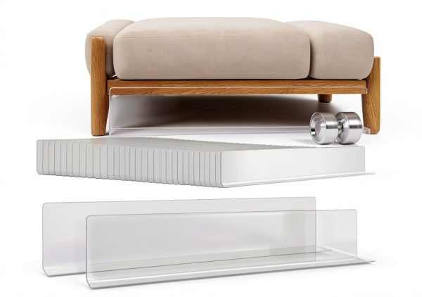 Pavo Clear Under Couch Blockers PVC Pet Toy Barrier Set-0