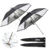 Britek 24 Black Silver Studio Lighting Umbrella-0