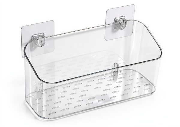 Eunion Shower Caddy Plastic Compact Rust Resistant Organizer-5