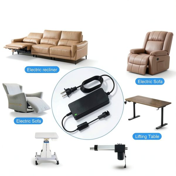Recliner Power Adapter ychmzp DC 29V 2A Lift Chair-3