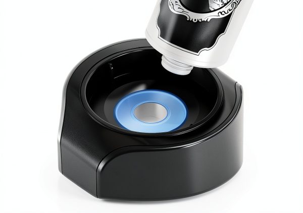 TuCao Smart Toothpaste Dispenser Glass Wall Mount Portable-3