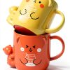 Gatuida Kids Toothbrush Cup Cartoon Design Plastic Holder-1