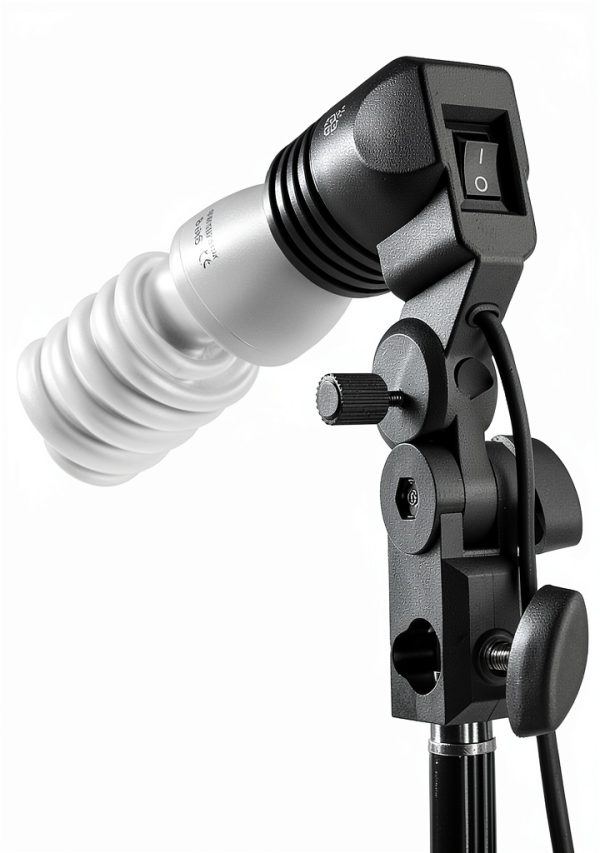 Emartinc 45W 5500K Umbrella Lighting Kit with 2x83in & 1x33in Holders-2
