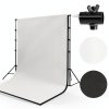 Slow Dolphin Photo Umbrella Kit with Aluminum Stands and 85W LED-4