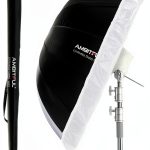 Parabolic Reflector Umbrella AMBITFUL UB-160S Black Silver 43in-0