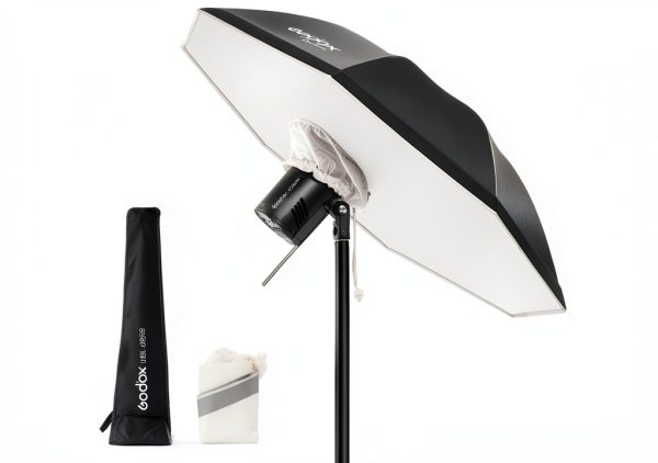Godox UBL-85S 85cm Black Silver Reflective Photography Umbrella-0