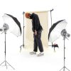 Emartinc Black Studio Umbrella 27in Photographic Lighting-6