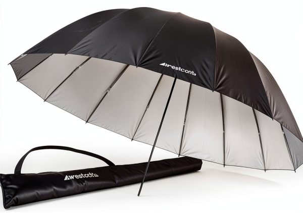 Westcott 4633 Photographic Umbrella 16‑rib Fiberglass with Case-0