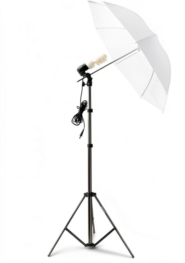 Photography Umbrella Light EMART Kit 45W 5500K 33in White-0