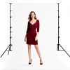 Slow Dolphin Photo Umbrella Kit with Aluminum Stands and 85W LED-5