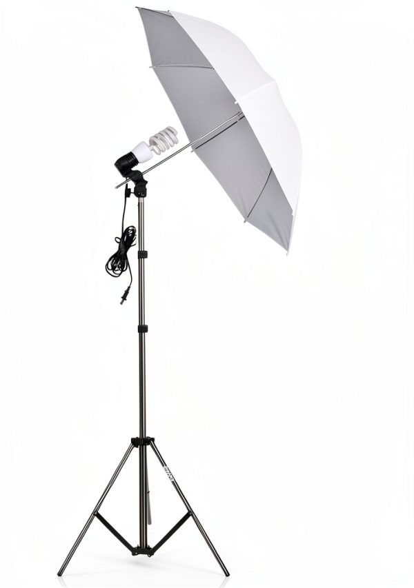 Photography Umbrella Light EMART Kit 45W 5500K 33in White-1