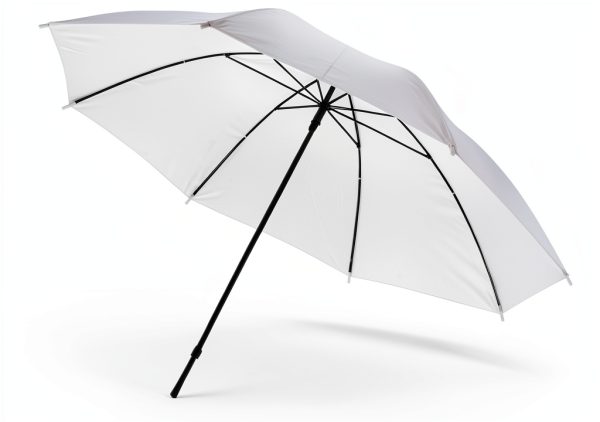 White Soft Umbrella 2 Pack Nylon Aluminum Shaft Soonpho-3