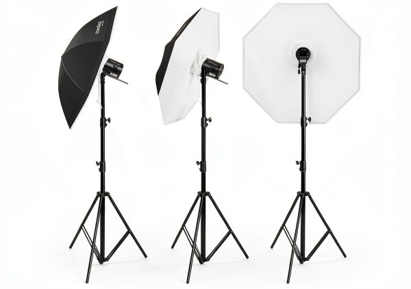 Godox UBL-85S 85cm Black Silver Reflective Photography Umbrella-7