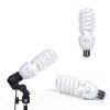 Emartinc 45W 5500K Umbrella Lighting Kit with 2x83in & 1x33in Holders-4