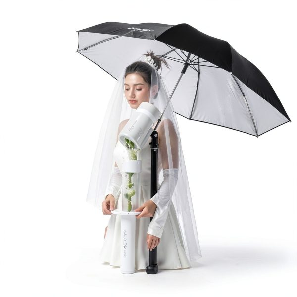 Godox UBL-85S 85cm Black Silver Reflective Photography Umbrella-4