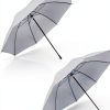 White Soft Umbrella 2 Pack Nylon Aluminum Shaft Soonpho-0