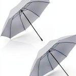 White Soft Umbrella 2 Pack Nylon Aluminum Shaft Soonpho-0