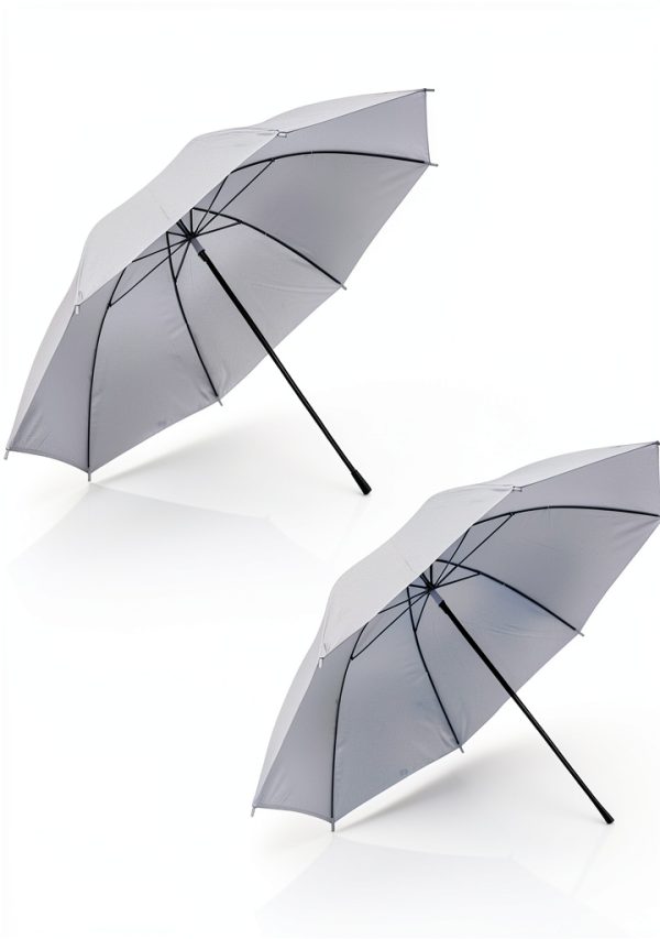 White Soft Umbrella 2 Pack Nylon Aluminum Shaft Soonpho-0