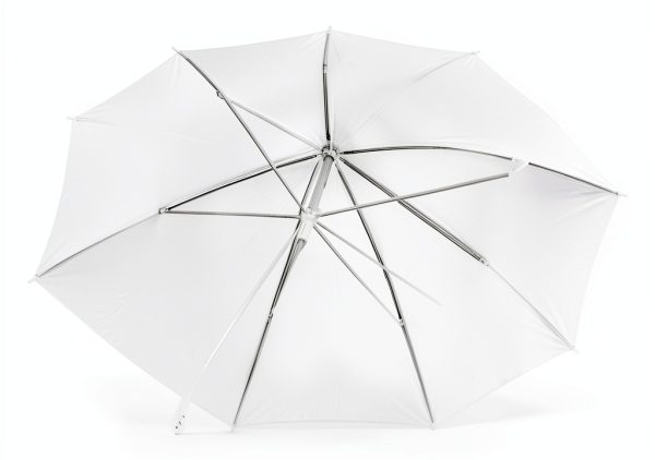 White Soft Umbrella 2 Pack Nylon Aluminum Shaft Soonpho-4