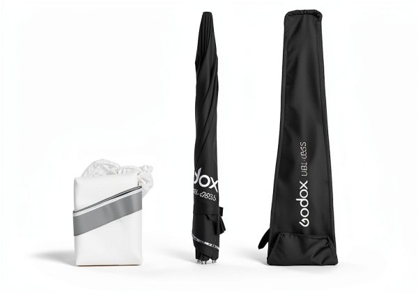 Godox UBL-85S 85cm Black Silver Reflective Photography Umbrella-6