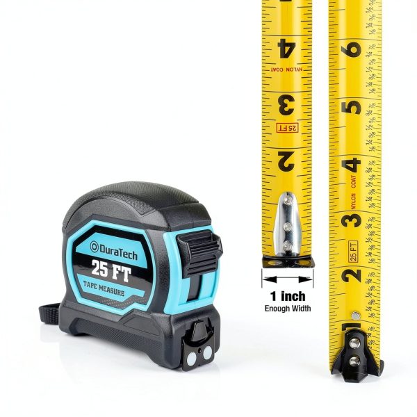 Magnetic Tape Measure 25FT with 1/8 Fractions DURATECH-4