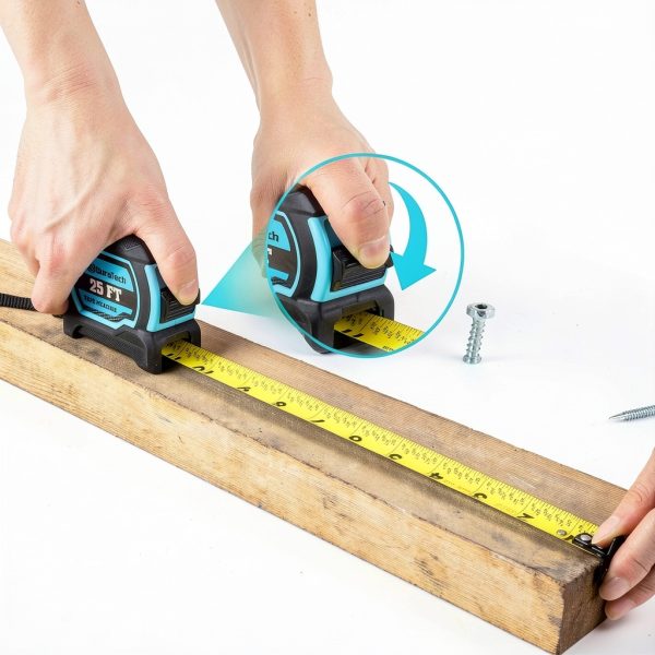 Magnetic Tape Measure 25FT with 1/8 Fractions DURATECH-5
