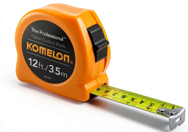 Komelon 4912IM 12ft Inch Metric Tape Measure Yellow Professional-0