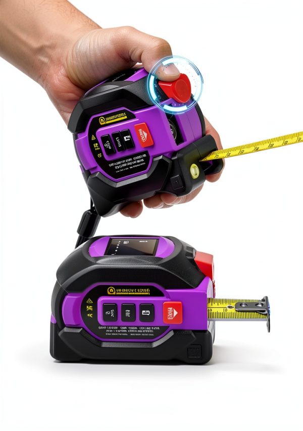 3 in 1 Digital Laser Tape Measure Almighty Tools 197ft/60m + 16ft/5m-3