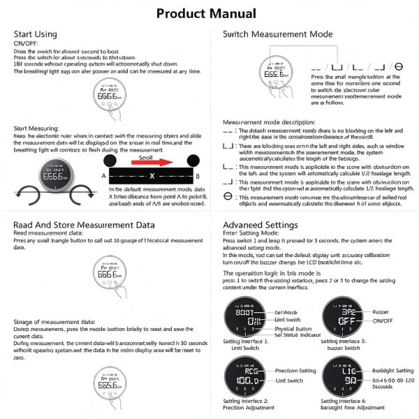 HomeMagician 324 Ft Digital Tape Measure LCD Rechargeable-4