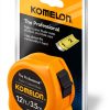 Komelon 4912IM 12ft Inch Metric Tape Measure Yellow Professional-1
