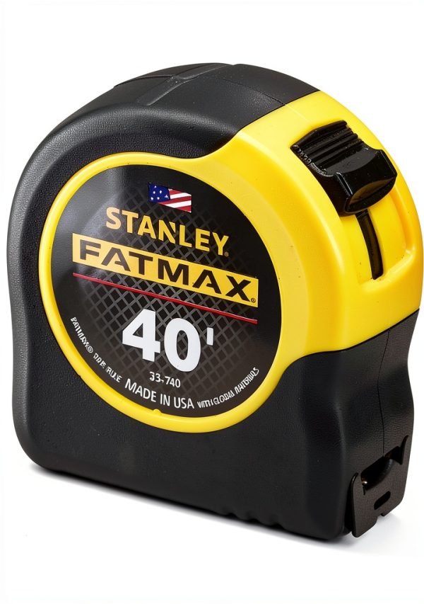 Tape Measure Stanley FATMAX 40' Pack of 2 Yellow Black Automatic Lock-1