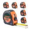 Tape Measure Lichamp 25 ft 6‑Pack Retractable with 1/8‑In Fractions-0