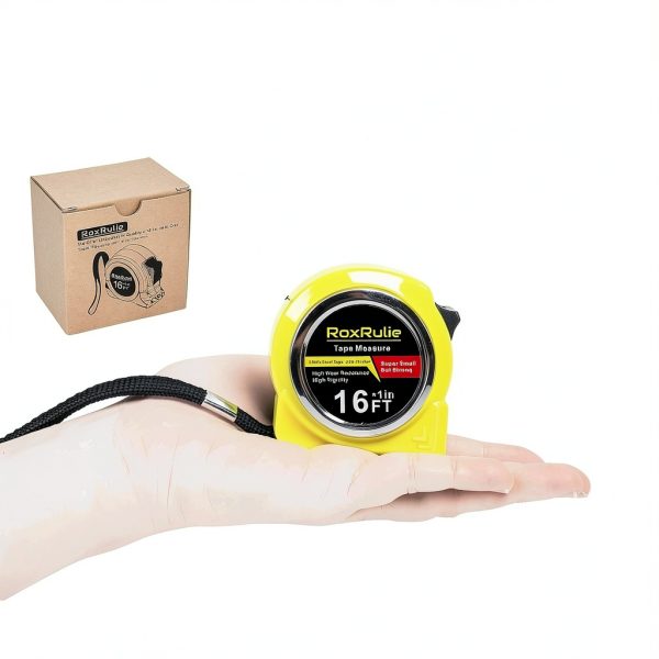 Tape Measure RoxRulie 16 FT 1 Inch Wide Blade with 1/8 Fraction Marks-4