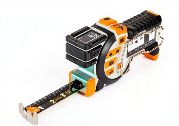 Digital Tape Measure REEKON T1 Tomahawk - Laser, Replaceable Blade-0