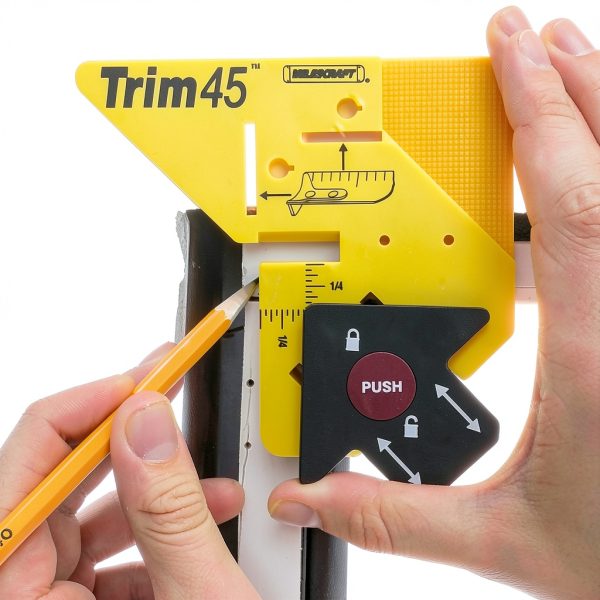 Trim45 Trim Carpentry Aid by Milescraft Adjustable Reveal Trim Gauge-4